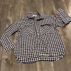 Old Navy Boyfriend Plaid Shirt